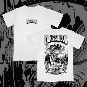Camiseta Sharkskull blanca