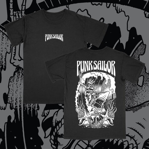 Camiseta Sharkskull negra